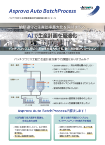 Asprova Auto<br>BatchProcessリーフレット